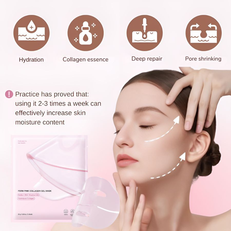 Pink Deep Collagen Gel Mask